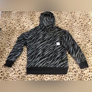 Zebra Hoodie Pullover
